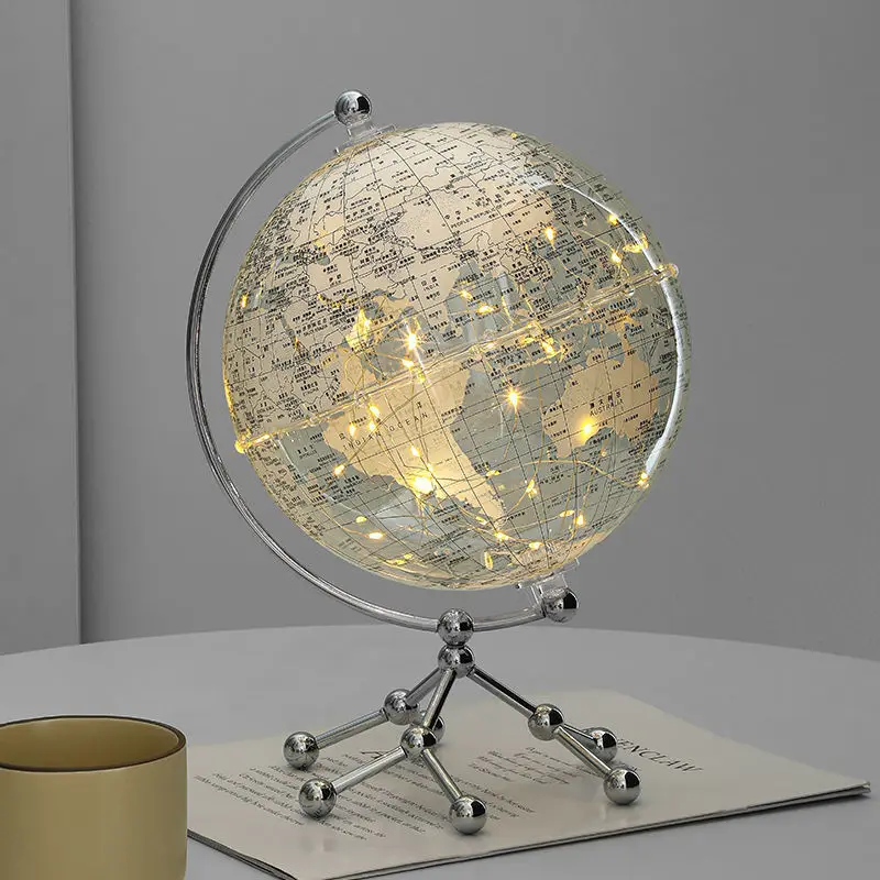 

Globe Ornament Light Luxury Home Living Room TV Cabinet Wine Cabinet Office Desktop Decoration Home Decoration Accessories
