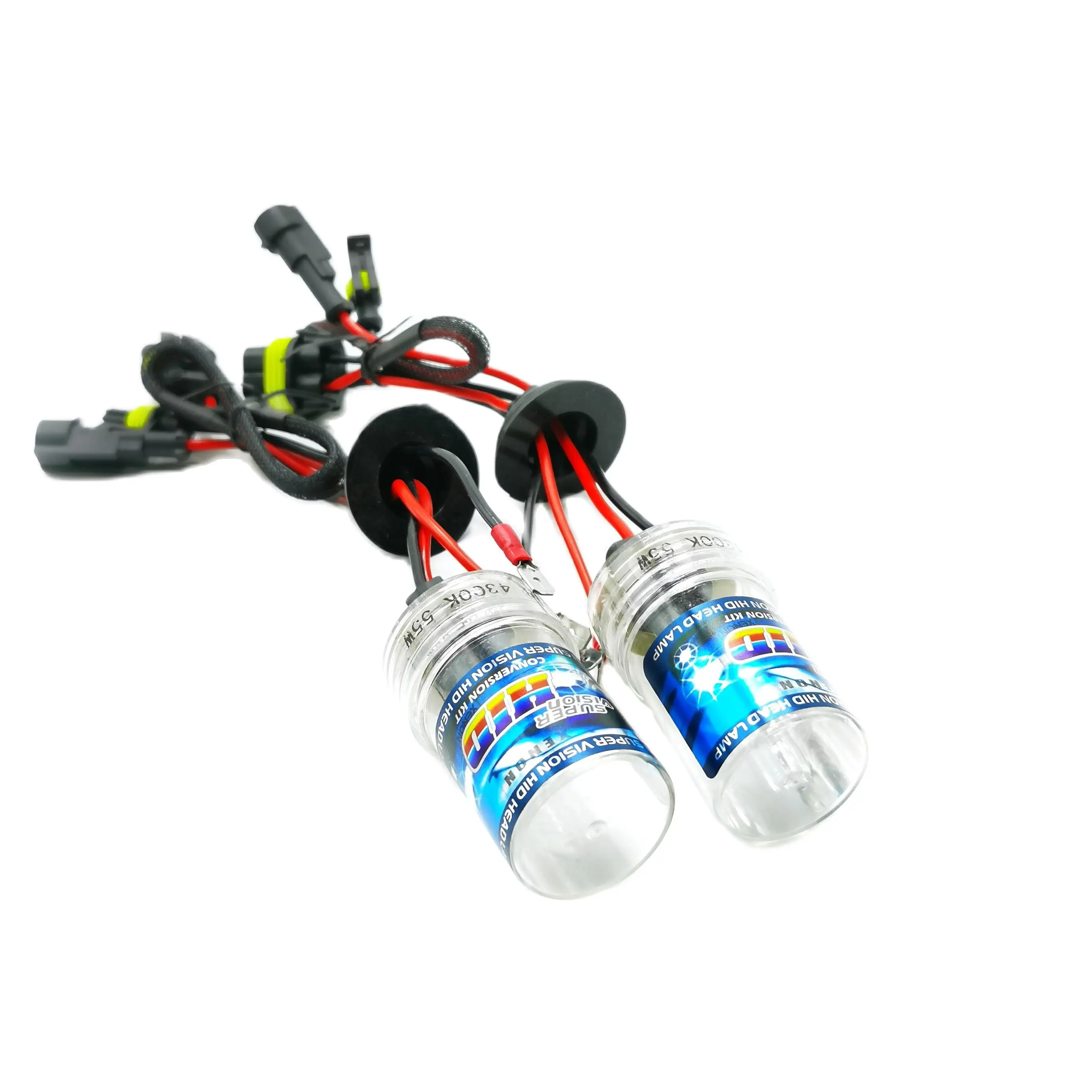 

2PCS 55W H3 4300K Xenon Bulbs For Promotion H1 H7 H8 H9 H11 9005 9006 6000K 8000K Hot Sales 12V AC Car HID Headlamps
