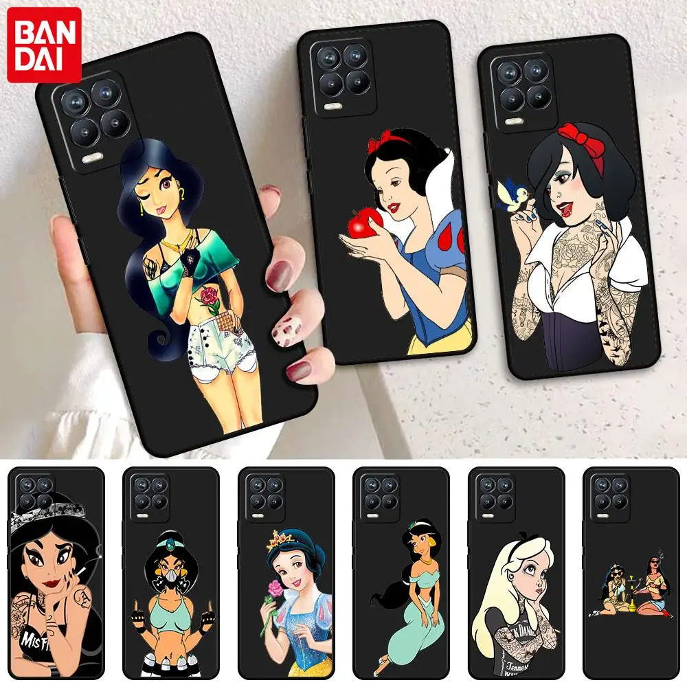 Татуированные панк Белоснежка Принцесса фотосессия для Realme C21 C3 C21Y C11 C15 XT GT Master Neo2