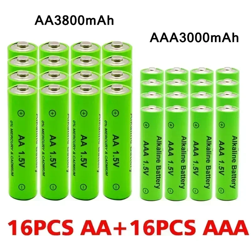 Никель-водородная батарея аккумуляторная AA1.5V 3800mAh/1 5V AAA 3000mAh щелочная
