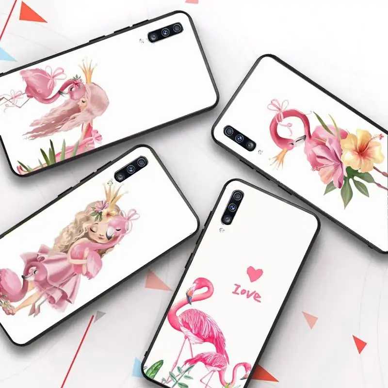 

Ruicaica Animal Flamingo Cute Phone Case for Samsung A51 A30s A52 A71 A12 for Huawei Honor 10i for OPPO vivo Y11 cover