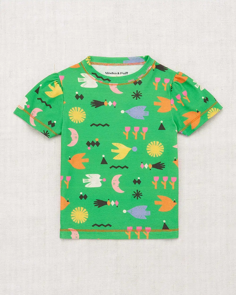 В наличии! Детская футболка новинка 2024 летняя женская в сельском стиле с бантом и