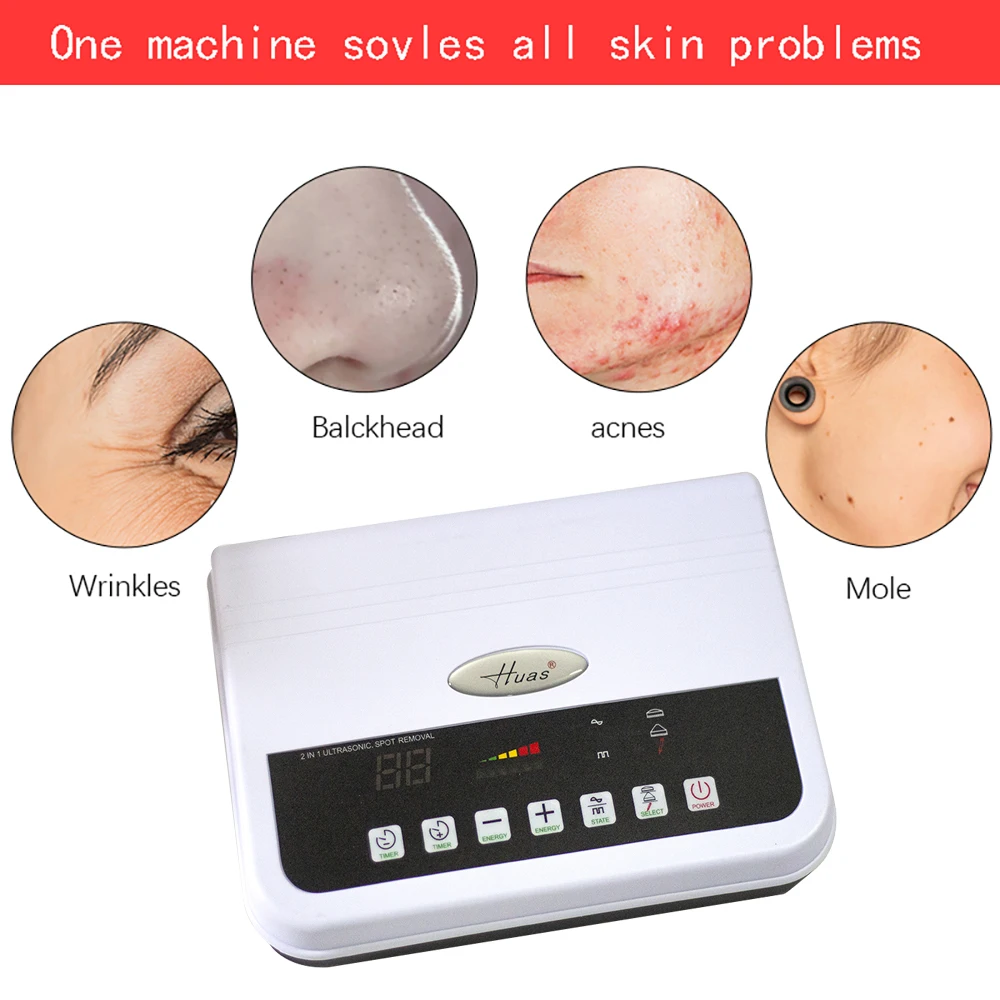 Ультразвуковая косметическая машина 2 в 1 ультразвуковой массажер для лица и тела