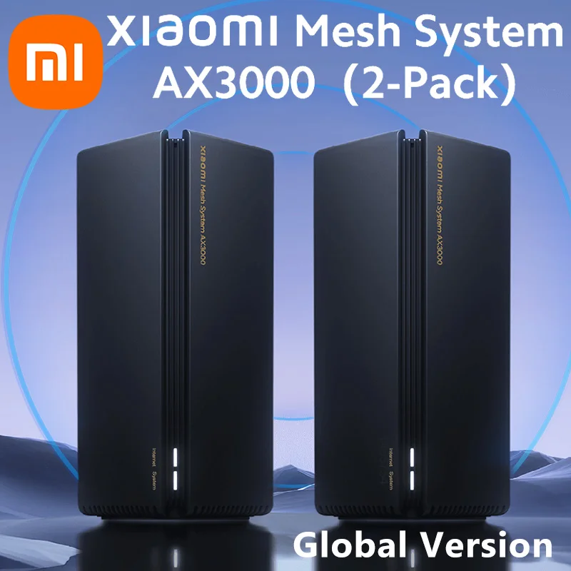 Xiaomi Mesh System AX3000 (2Pack) Global Version Wifi Router Repeater