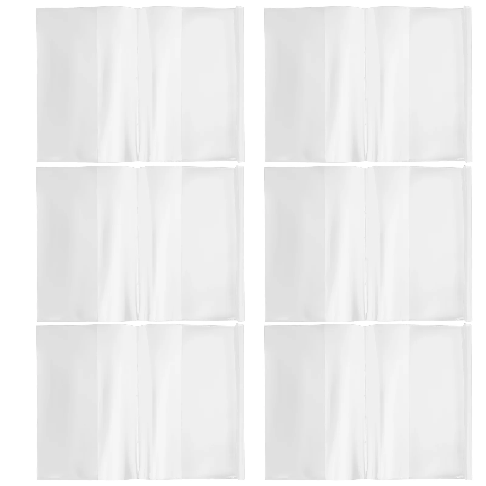 10 шт. прозрачные рукава для книг A5 обложка учета защитные чехлы учебников в