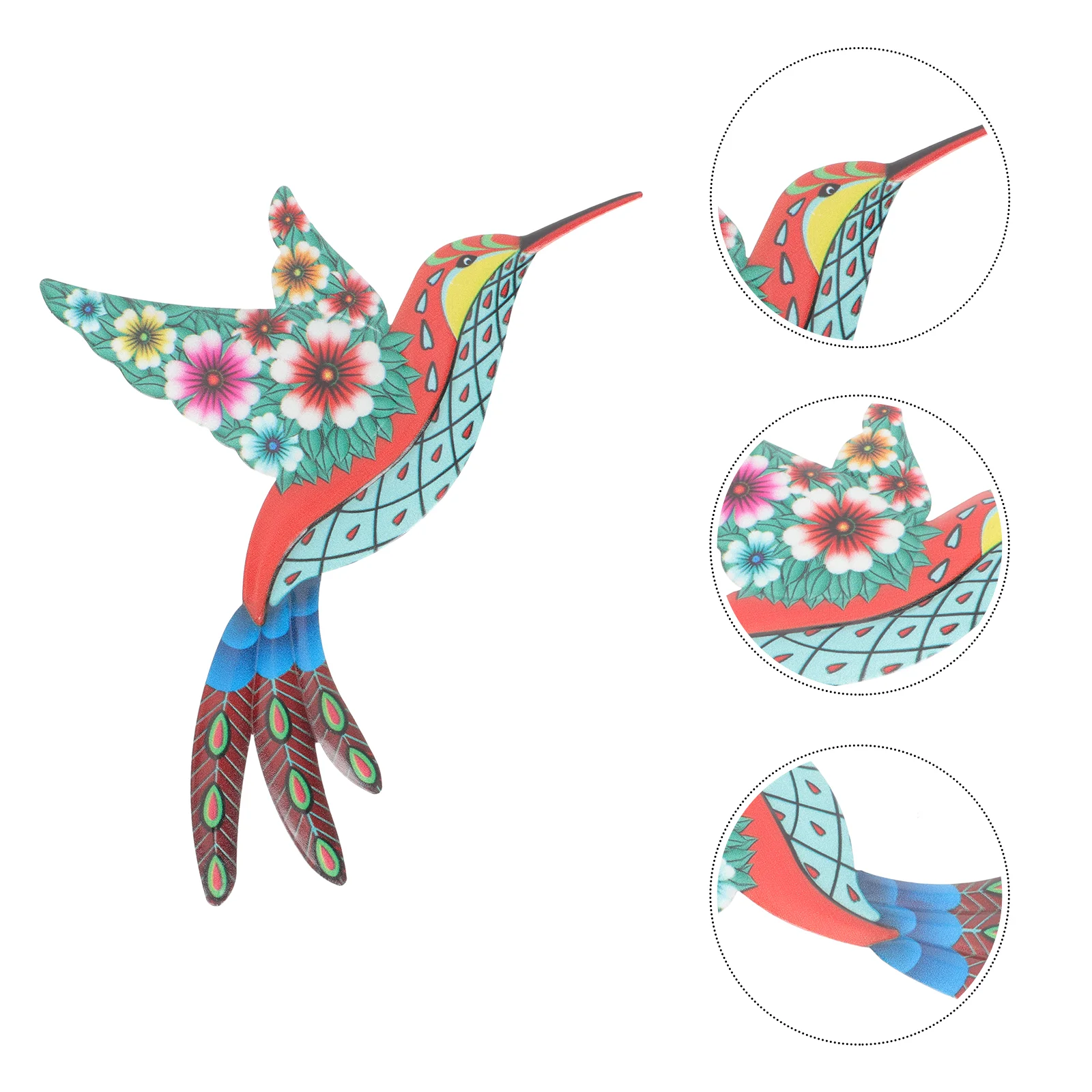 

Iron Art Hummingbird Shape Wall Ornament Hummingbird Shaped Hanging Ornament