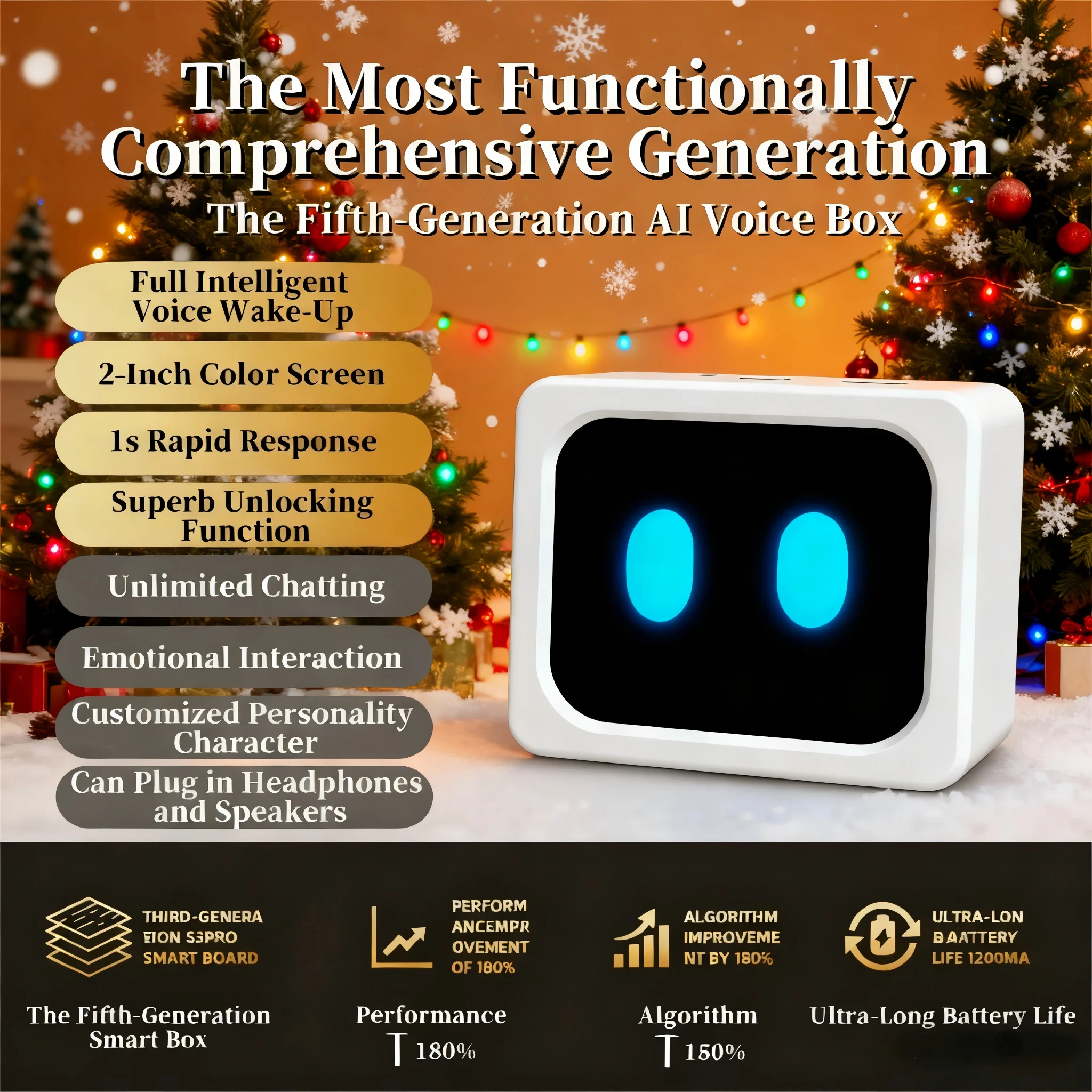 AI 음성 로봇 챗봇 다국어 학습 감정 인식 감정적 친구 긴 배터리 수명 AI GPT AI 음성 비서