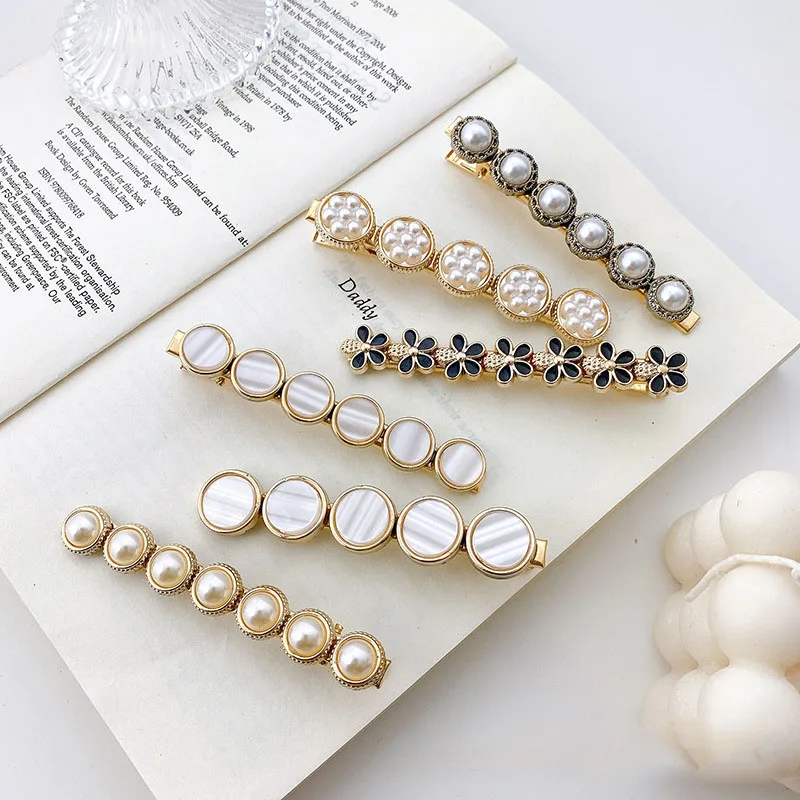 

2pc Korean Retro Elegant Hairpin Hair Claw Clips Grips for Girls Women Kids Child Hair Party Accessories Crab Headband