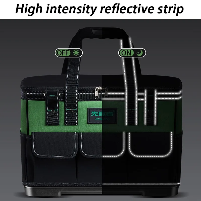 Профессиональная сумка для инструментов электрика органайзер хранения полный