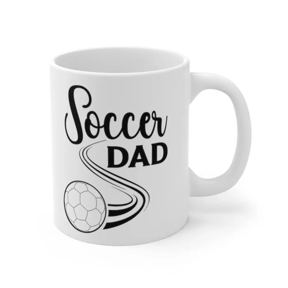 

Soccer Dad, Football Gift For Father, Ceramic Coffee Mug, D567