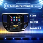 Автомобильный радиоприемник 2DIN Android Tesla style для Nissan Pathfinder R52 SL SV 2012-2019 2020, автомобильный радиоприемник android auto Google carplay