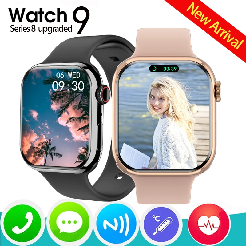

Новинка, умные часы для Apple Watch 9, мужские умные часы, водонепроницаемые, IP68, женские, GPS-трекер, Bluetooth Вызов, Беспроводная зарядка, серия 8 IW9