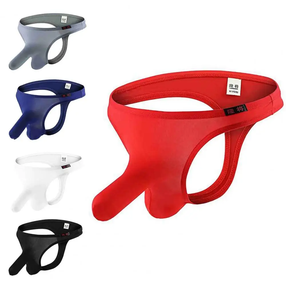 

Fashion Men Underwear Sweat-absorbent Thong Elephant Nose Elephant Nose Elasticity G-strings Comfortable