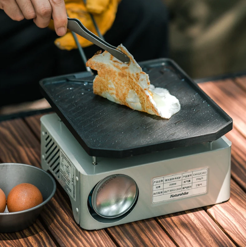 Открытый квадратный гриль для кемпинга барбекю сковорода из алюминиевого сплава