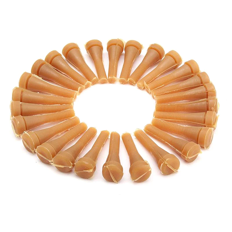 

50 Pcs Poultry Rubber Rod Pigeon Quail Length 6.2cm Rubber Plucking Fingers Removal Machine Glue Stick Plucker