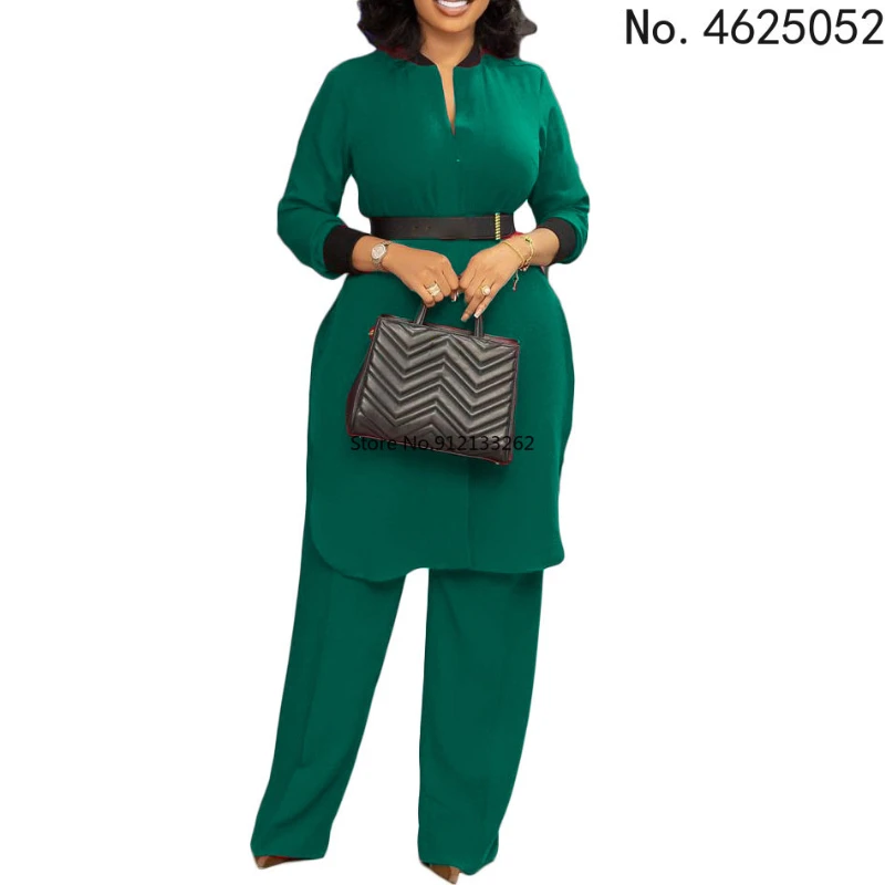 

2 Piece Set Women African Clothes Autumn Winter 2023 Africa Clothing Plus Size High Quality Fashion Suit African Dresses