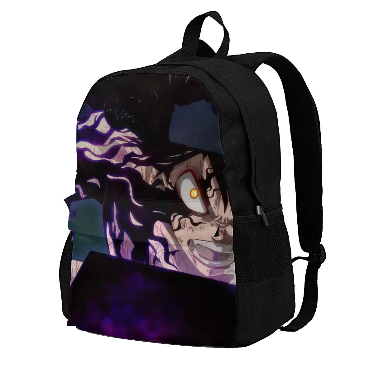 

Asta Eyes Of Anger Backpacks Black Clover Casual Polyester Outdoor Backpack Teen Print Bags