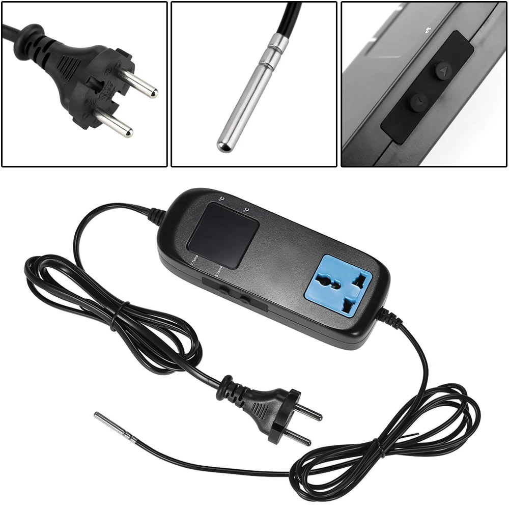 Электронный термостат с разъемом переменного тока 90 ~ 250 В