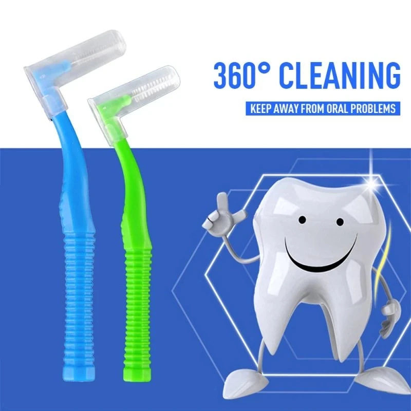 

New 20Pcs Interdental Brushes High-quality Plastics Safety Long-term Use Between TeethBraces Tooth Brush Cleaner