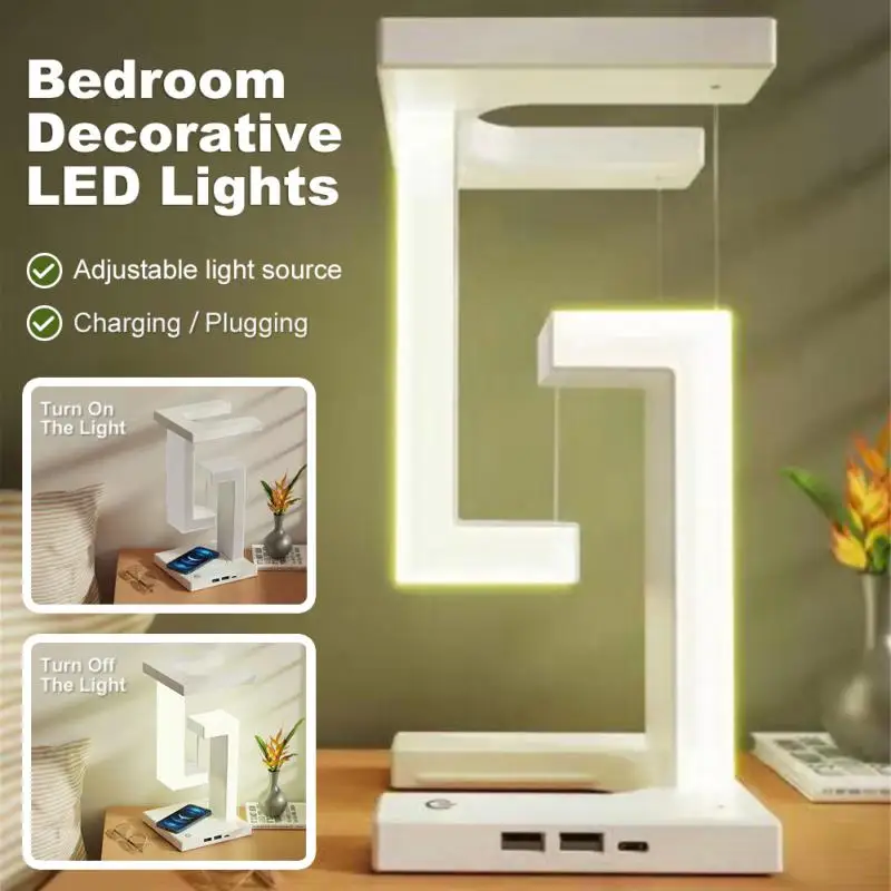 

Wireless Charging Lamp Household Accessories Equivalent Storage Space Saving Classic Eyes Protection Led Night Lights