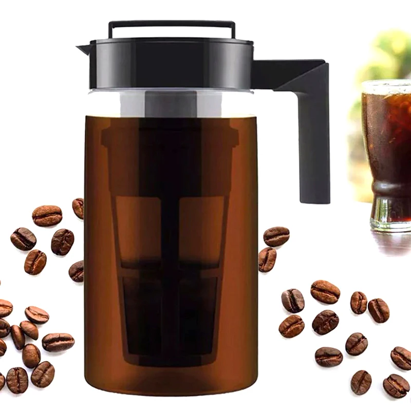 900 мл холодная Кофеварка холодного приготовления герметичная печать силиконовая