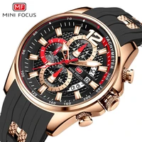 mini focus 3 dials man wrist watch luxury sport style quartz watches waterproof male chronograph clock black relogio masculino