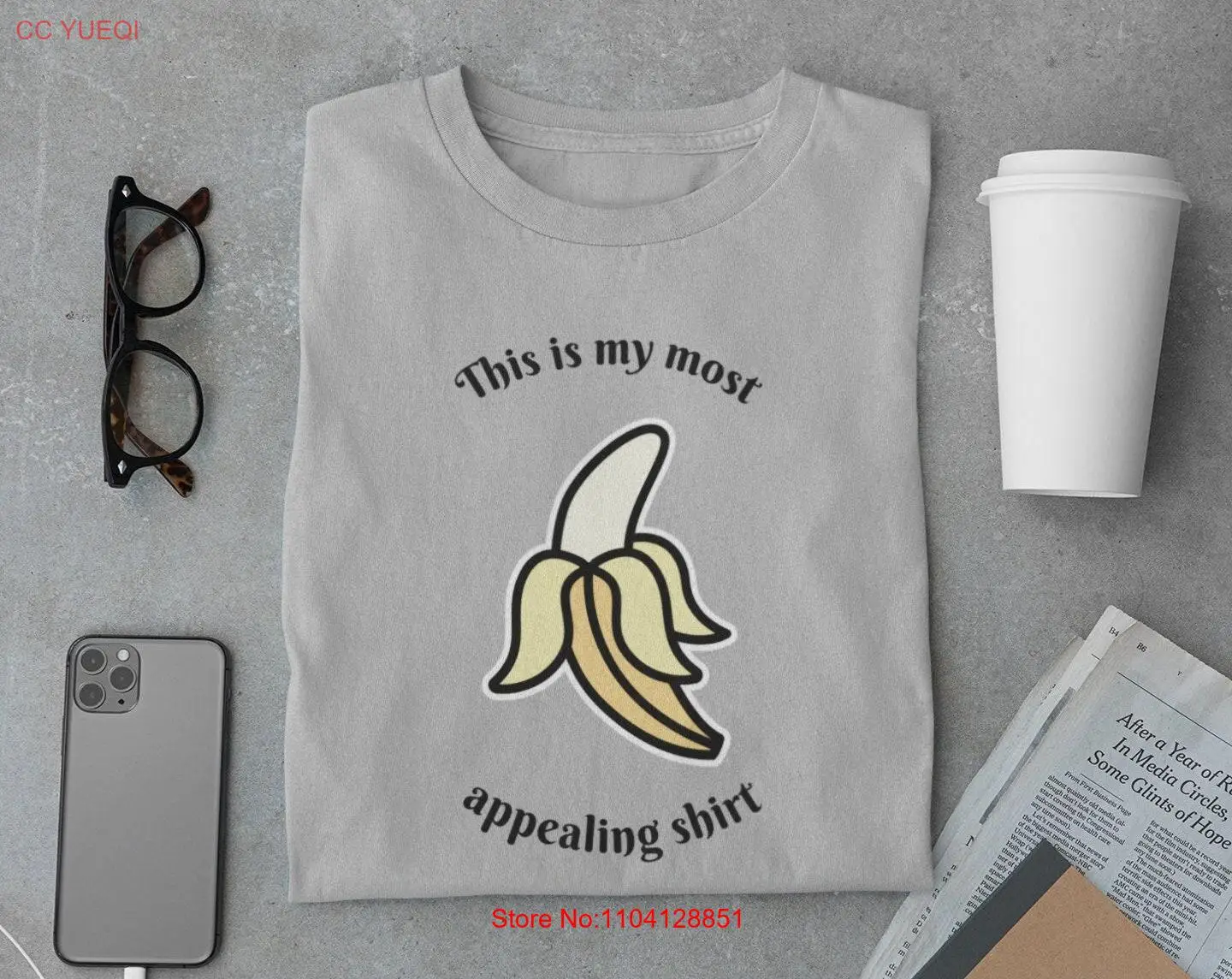 Самая привлекательная футболка Banana Fruit Puns of Fun Design для мужчин и женщин с длинными