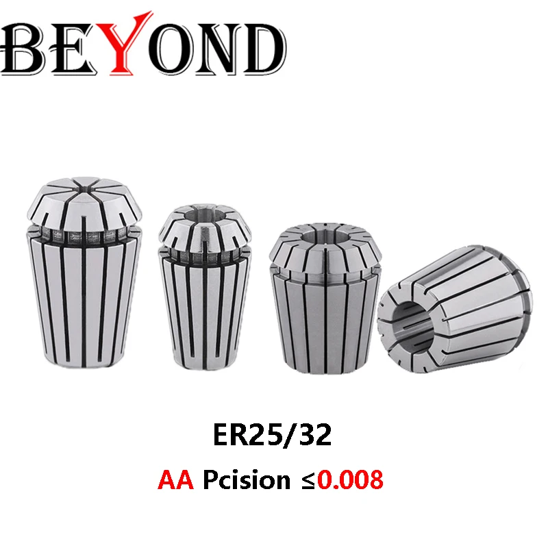 

BEYOND AA 0.008mm ER ER25 ER32 ER32-3 Spring Collet Precision Collet Chuck For CNC Engraving Machine Milling Lathe Tool Holder