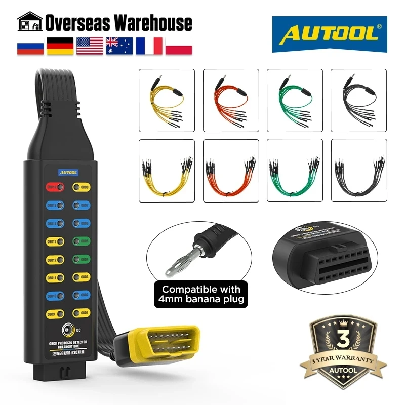 

Диагностический прибор AUTOOL OBD2, автомобильный диагностический прибор, прибор для диагностики