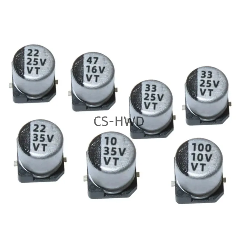 10 шт. алюминиевый электролитический конденсатор SMD 220 мкФ 6 3 в 16 25 35 50 63 3*5 4 мм 3*7 7 8*6
