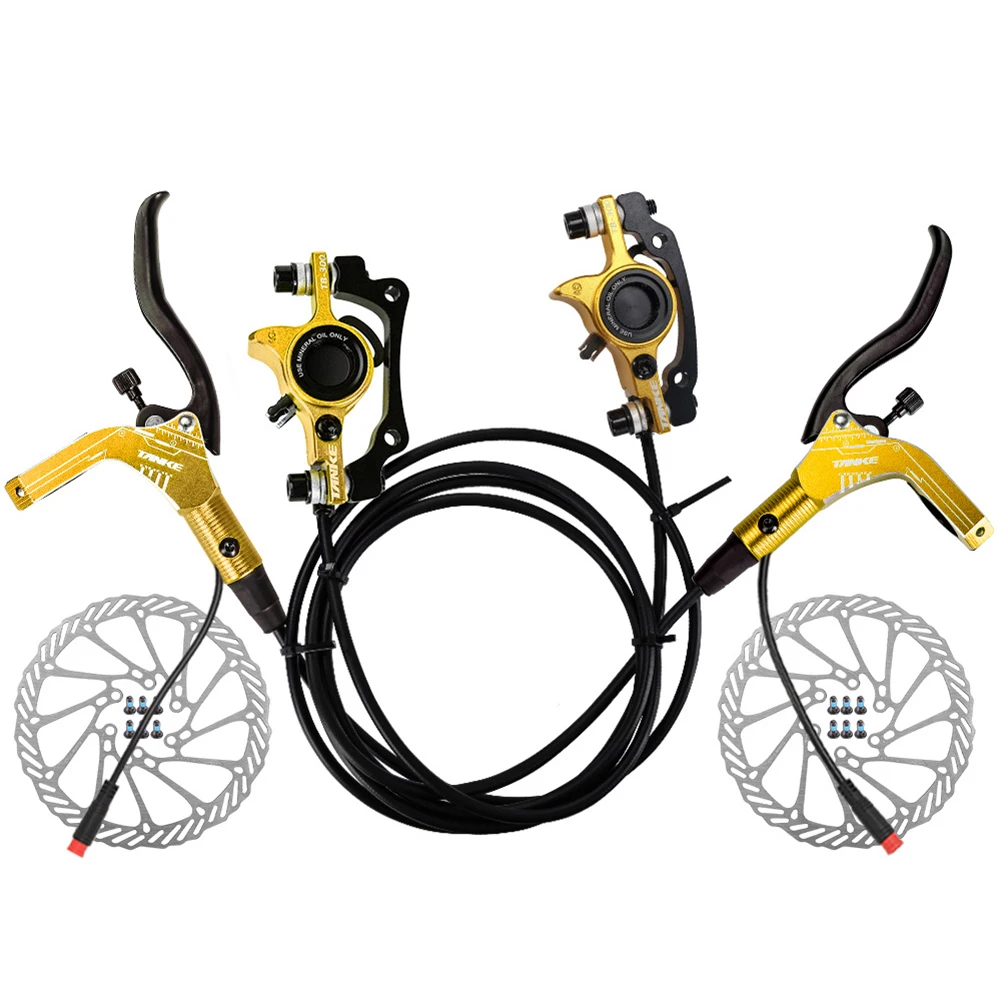 

EBike Hydraulic Disc Brake Set Electric Bicycle Cut Off Brake Lever