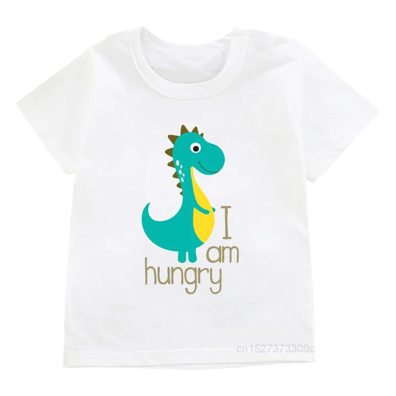 

Футболка детская летняя с принтом динозавров, крутая белая с коротким рукавом, комплект с рисунком динозавра для девочек и мальчиков
