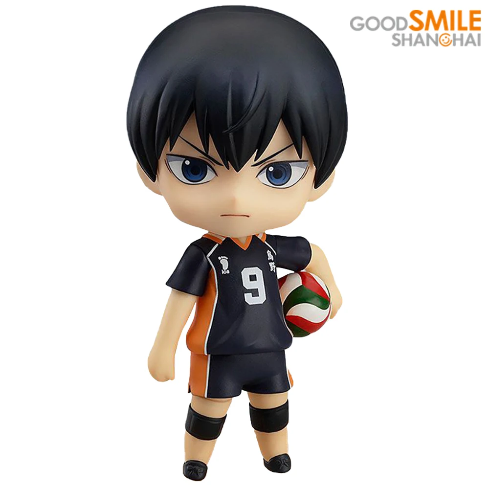 

Хорошая улыбка, оригинальный Nendoroid 489 Haikyuu! Аниме фигурки кагеяма тобио ГСК, коллекционные экшн-игрушки, модель, подарок для детей