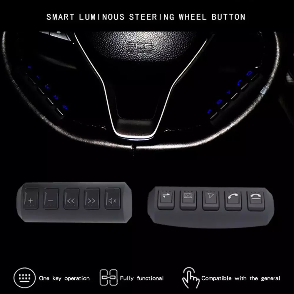 

Remote Control Car Steering Wheel Button For Bluetooth-compatible DVD Nabigation Button Wireless Remote Controller Button
