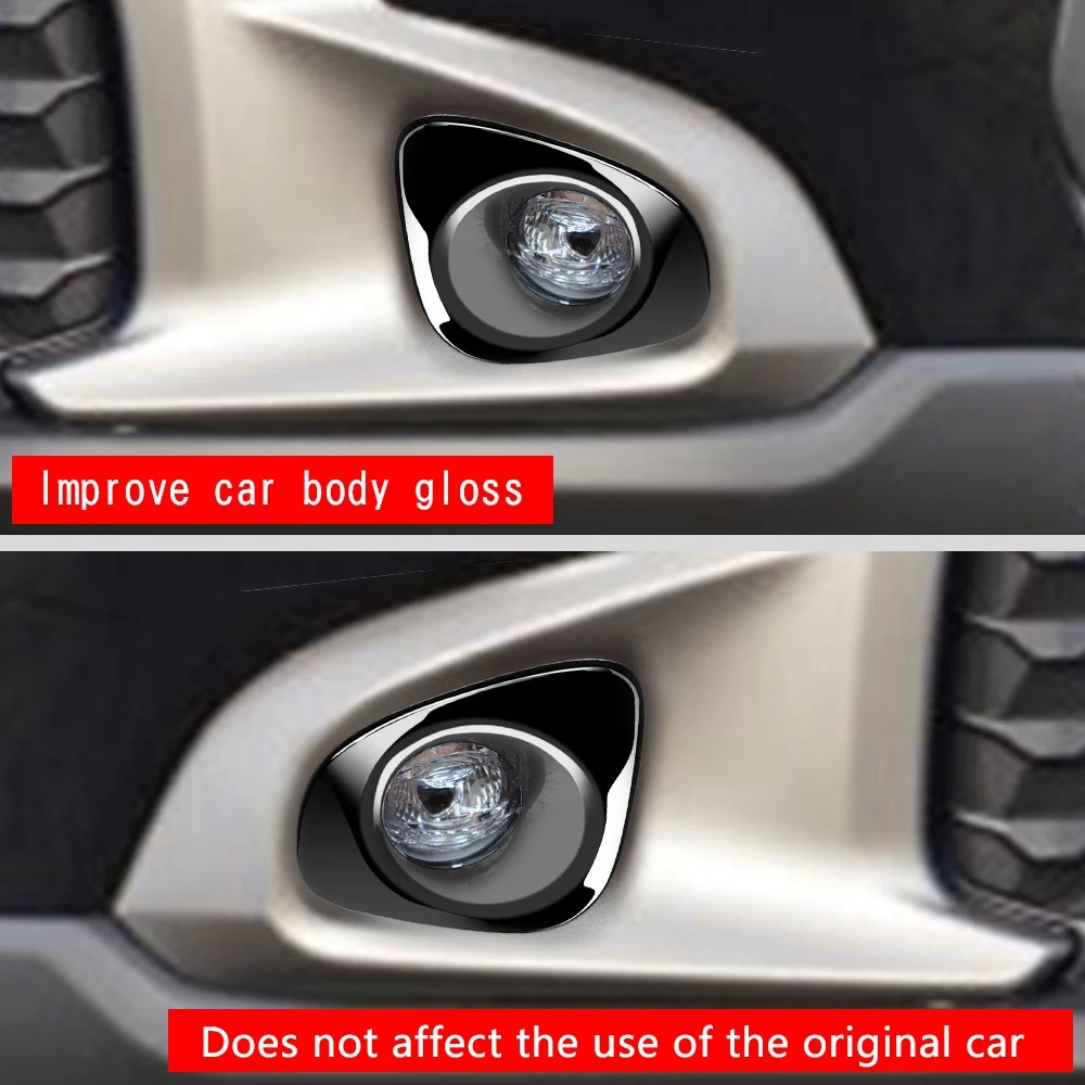 Для Toyota Corolla Cross 2021 2022 глянцевая черная передняя противотуманная фара крышка