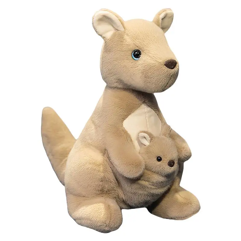 Плюшевая кукла-кенгуру Мягкая Кукла-кенгуру