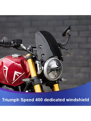 Для Triumph Scrambler 400X400X2024 Speed 400 ветровое стекло мотоцикла ветровые дефлекторы козырек экран фары обтекатель