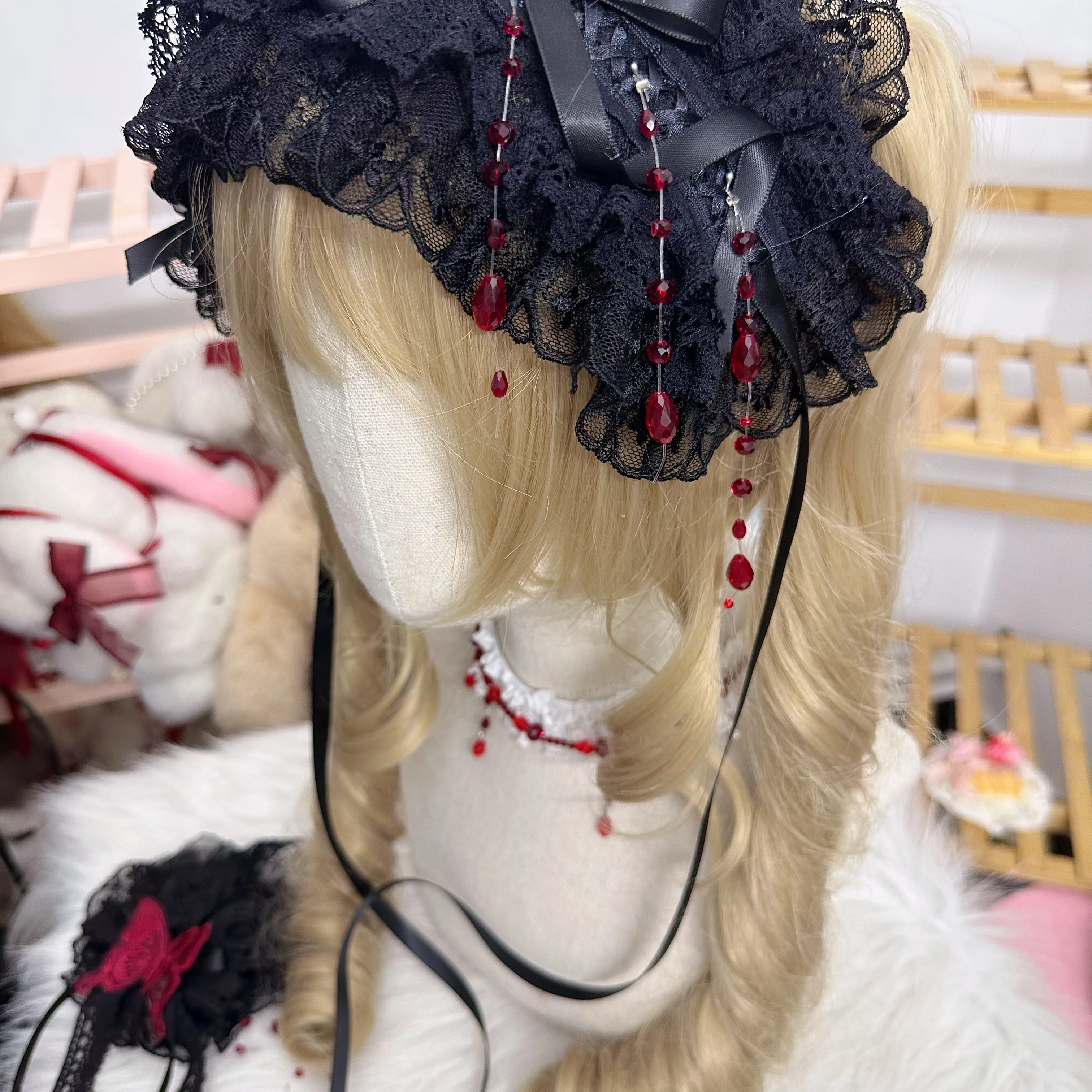 Оригинальная Готическая повязка на голову в стиле &quotЛолита&quot для диабло Bornet