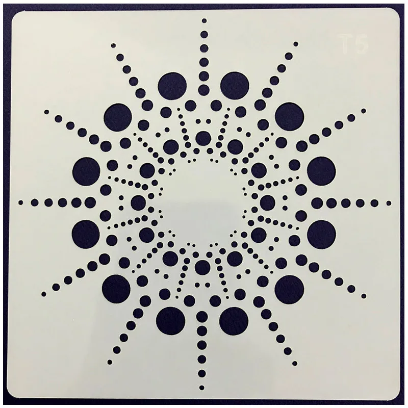 Многоразовая Мандала трафареты для краски на мебели холст ткань живопись