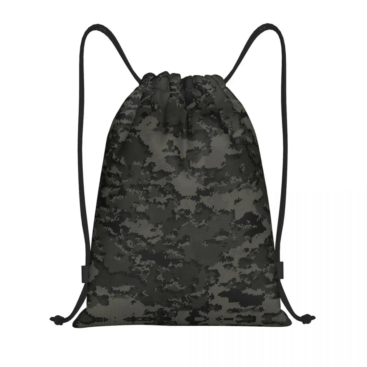 

Blackout Alpha Zulu Camouflage Drawstring Backpack Bags Lightweight Army Military Camo Gym Sports Sackpack Sacks for Shopping