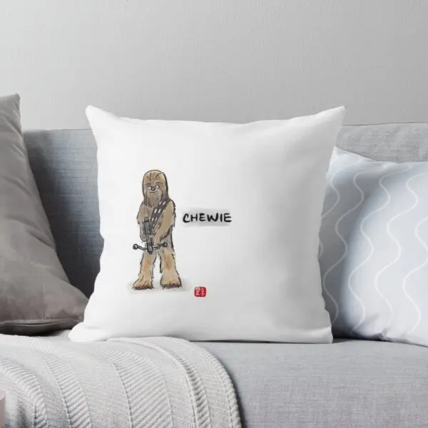 

Chewie Printing Throw Pillow Cover Anime Comfort Bedroom Bed Soft Sofa Fashion Home Decorative Fashion Pillows not include