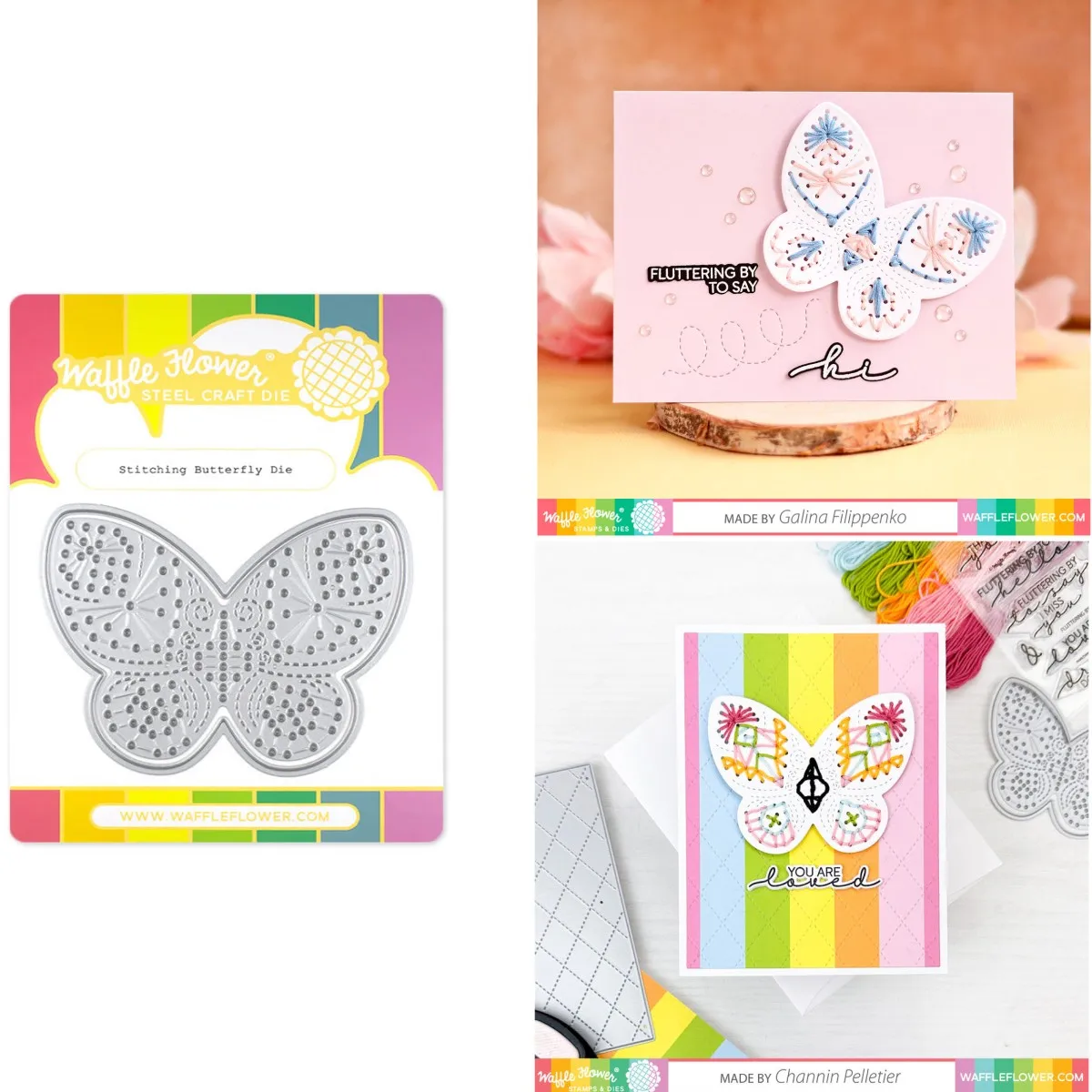 

Stitching Butterfly 2023 New Metal Cutting Dies DIY Scrapbooking Paper Craft Handmade Make Album Card Punch Embossing Template