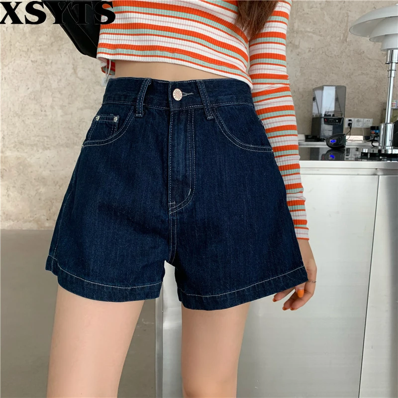 

Pantalones De Mujer Baggy Jean Shorts Korean Fashion Vaqueros Pants Shorts Women High Waist Wide Leg Summer Vintage Clothes