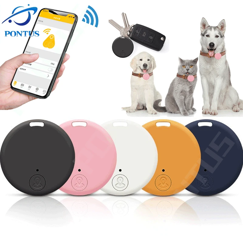 

Mini Anti-lost Alarm Cat Dog Pet Gps Tracker Wireless Bluetooth-compat Tracker Car Kids Bag Wallet Finder Locator Pet Products