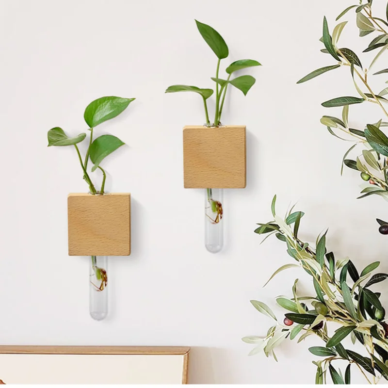 Наклейки для холодильника ваза пробирка домашний декор гидропонная гостиной