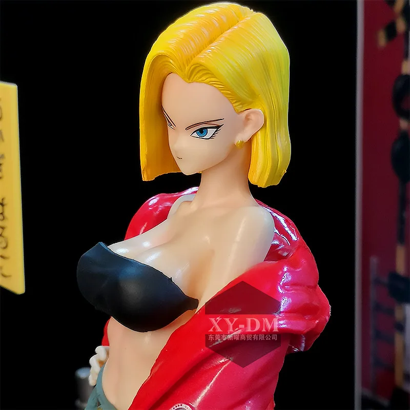 Новинка 2022 37 см Драконий жемчуг Z Android 18 сексуальная девушка Ver GK фигурка Жесткая