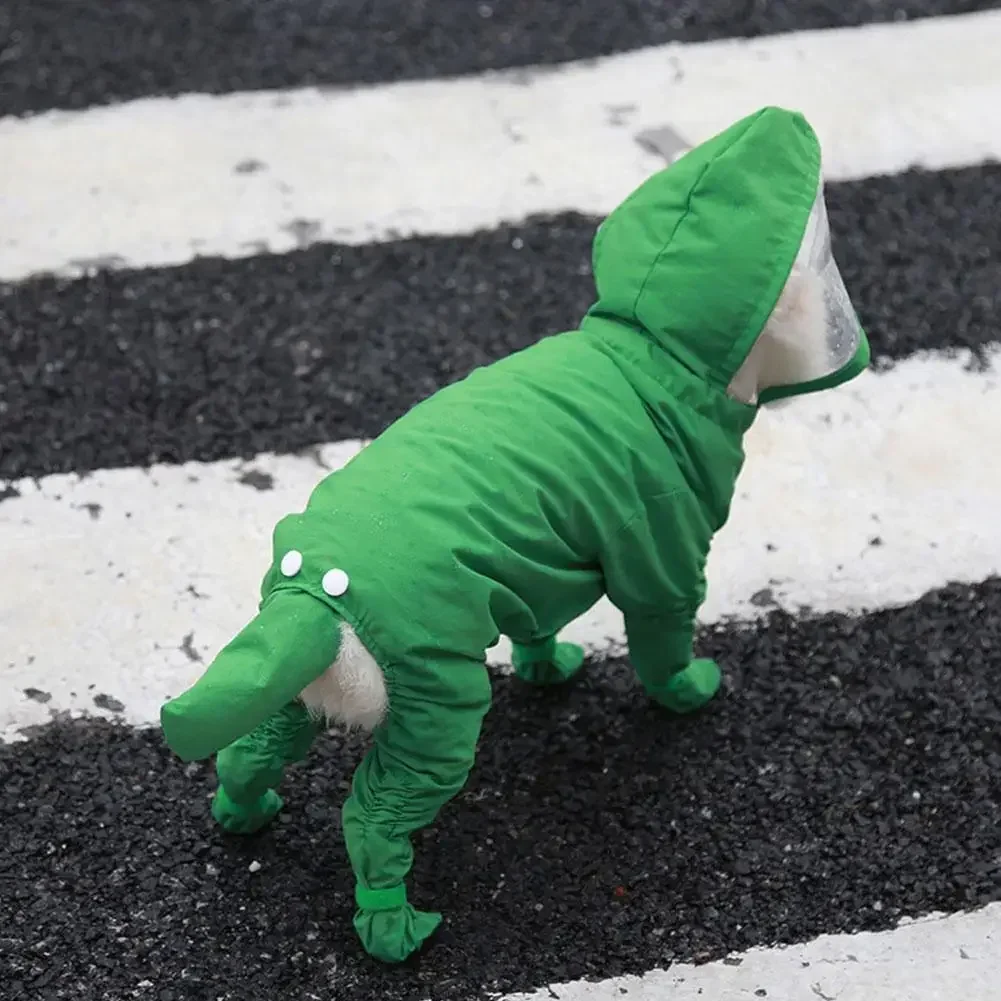 Милый дождевик для домашних животных водонепроницаемый универсальный кошек и