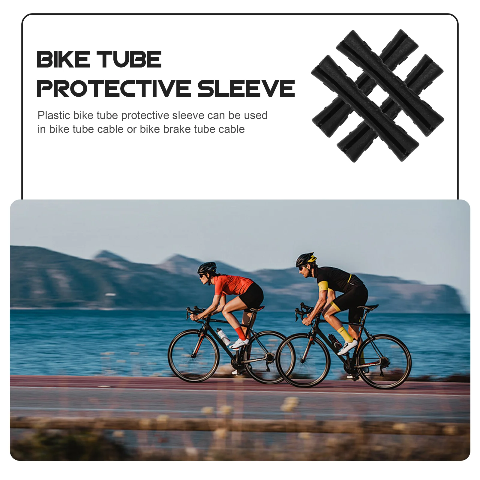 4 шт. защитные наклейки на раму шоссейного велосипеда крышка трубки горный тормоз