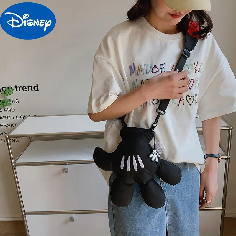 

Disney Kids Bag 2023 New Mickey Gloves Crossbody Bag Parent-child Girl Photo Bag Coin Purse Women Handbags