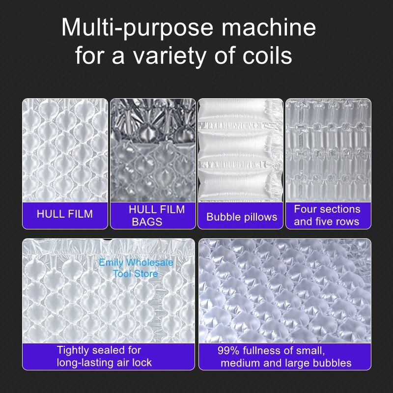 Машина для надувания пузырьковой пленки машина воздушных подушек с одной